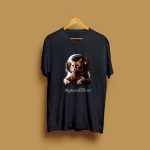Tricou cu pisica "Space Miau"