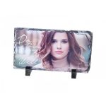 Placa ardezie personalizata (dreptunghi) - dimensiune 12x22 cm