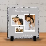 Placa ardezie personalizata (patrat) - 20x20 cm